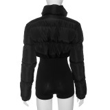 Women Sexy Long Sleeve Zipper Jumpsuit