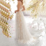 Women's Elegant Sheer Mesh Ball Gown Sexy Sleeveless Evening Dress（Processing time need 3-6 days）