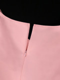 Asymmetric Neckline Ruffle Elegant Bodycon Party Dress