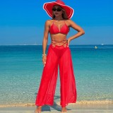 Women's Three-Piece Bikini Swimsuit Bikini