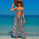 Women's Three-Piece Bikini Swimsuit Bikini