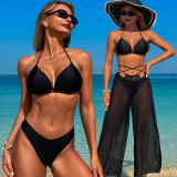 Women's Three-Piece Bikini Swimsuit Bikini