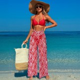 Women's Three-Piece Bikini Swimsuit Bikini