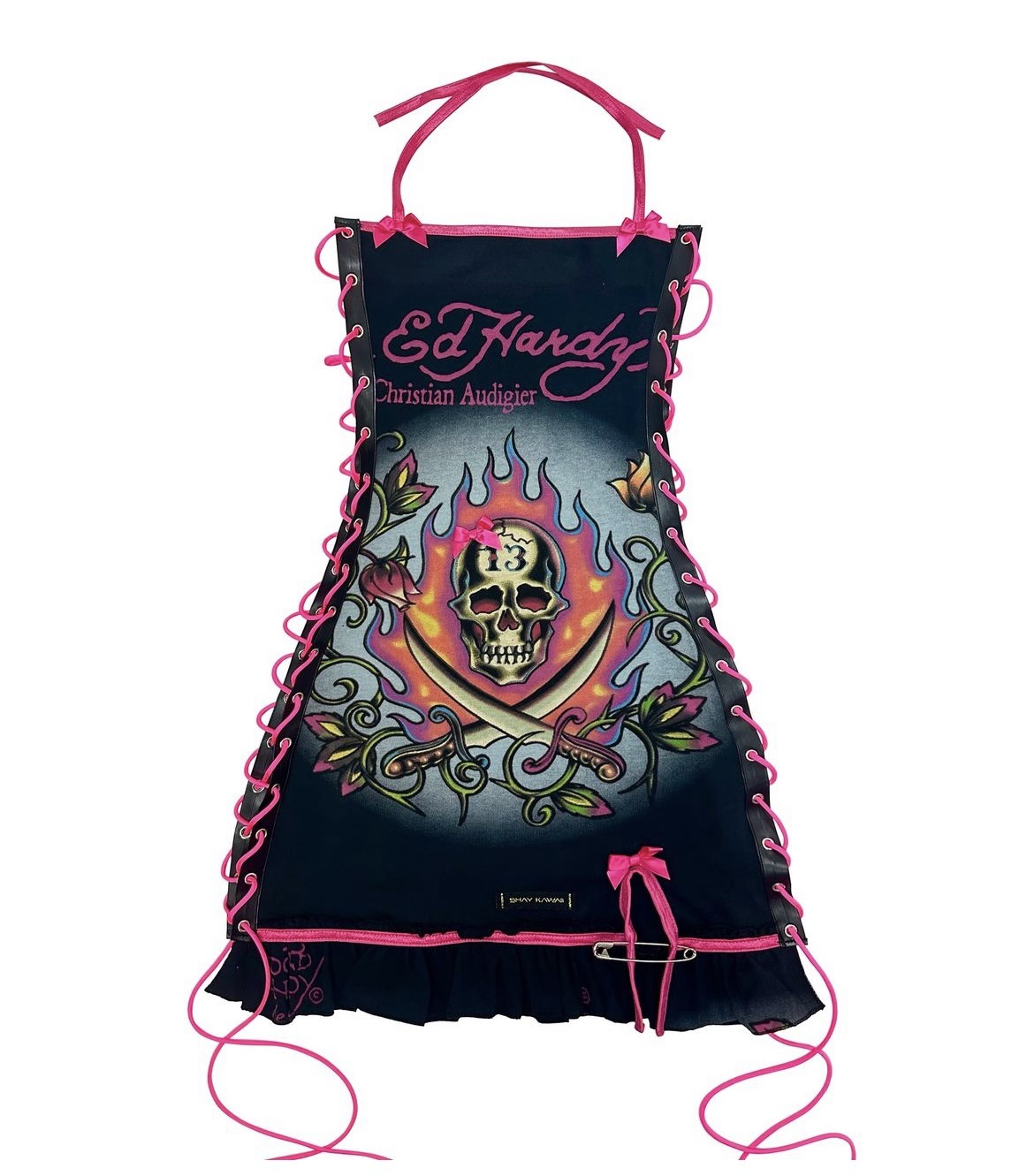 Retro Print Drawstring Strapless Dress for Summer Vacations