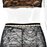 Spring Sexy Lace Two-Piece Mermaid Long Skirt Set