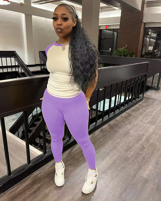 Women's High-Stretch Yoga Set with Bandana