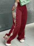 Women's Patchwork Casual Pants