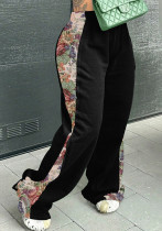 Women's Patchwork Casual Pants
