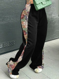 Women's Patchwork Casual Pants