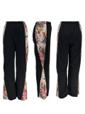 Women's Patchwork Casual Pants