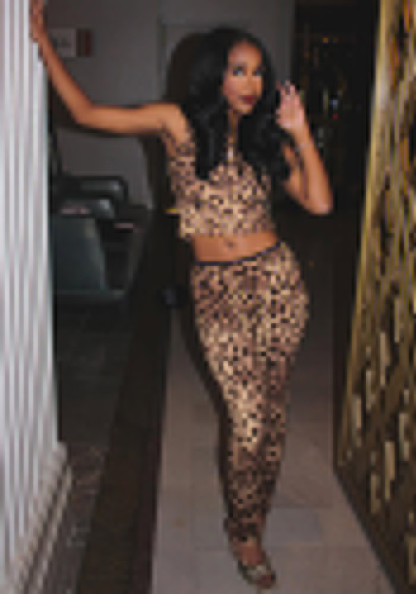 Women's Spring Leopard Print Sleeveless Vest Tight-Fitting Pants Set