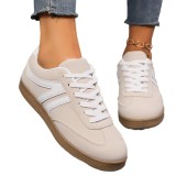 Women spring and autumn color matching sports retro forrest shoes