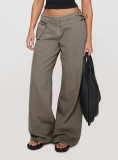 Women Style street side pocket loose Pants