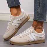 Women spring and autumn color matching sports retro forrest shoes