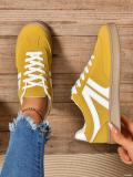 Women spring and autumn color matching sports retro forrest shoes
