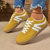 Women spring and autumn color matching sports retro forrest shoes