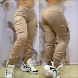 Women's Multi-Pocket Slim Fit Trendy Cargo Pants