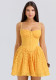 Women's Lace Jacquard A-Line Mini Dress