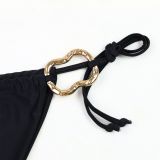 Women's Halter Neck Low-Waist Two-Piece Bikini Set