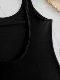 Women Sexy Hollow Backless One-Piece Swimsuit