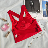Women square neck casual tank top