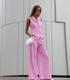 Women Casual Vest and Trousers Two-piece Set