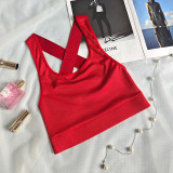 Women square neck casual tank top