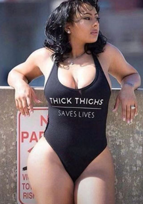 Women Sexy Hollow Backless One-Piece Swimsuit