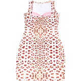 Women’s Trendy Spring Summer Lace Patchwork V-Neck Bodycon Dress