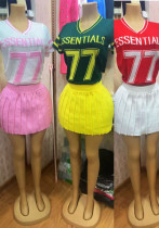 Women’s Trendy Knitted Top Mini Skirt Set Women’s Trendy Knitted Top Mini Skirt Set