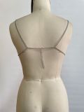 Women’s Fashion Body Chain Beaded Bra Halter Vest