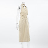 Women French spring and summer dress