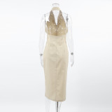 Women French spring and summer dress