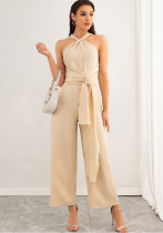 Women Sexy Backless Jumpsuit