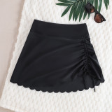 Women skirt pants anti-exposure drawstring sexy swimsuit