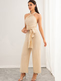 Women Sexy Backless Jumpsuit
