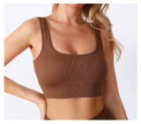 Women Summer Seamless Yoga Crop Tank Top