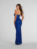 Women's Fashionable Sexy Strap Sequin Long Dress