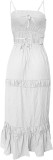 Spring and Summer Fashion Sexy Pleated Low Back Strap Dress
