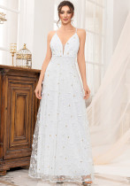 Formal Wedding Dress Luxury Strapless Evening Gown