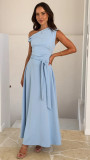Women's Eelegant Sleeveless Solid Color Long Dress