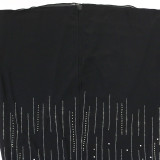 Muslim Women Elegant Beaded Belt Evening Dress with Robe Dubai Abaya