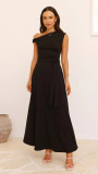 Women's Eelegant Sleeveless Solid Color Long Dress