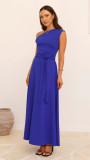 Women's Eelegant Sleeveless Solid Color Long Dress