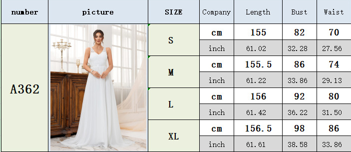 Elegant Wedding Dress Sleeveless Strap Evening Gown