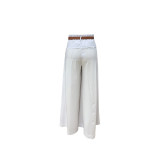 Spring and Summer Fashion Women's Casual Wide-Leg Pleated Trousers
