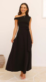 Women's Eelegant Sleeveless Solid Color Long Dress