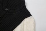 Women Short Sleeve Button Knitting Dress