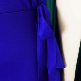 Plus Size Women Sexy Red Maxi African Dress