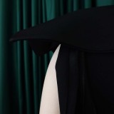 Plus Size Women Sexy Red Maxi African Dress